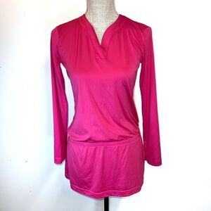 Patagonia Girls V Neck Long Sleeve Dress Sz XL 14 Womens S